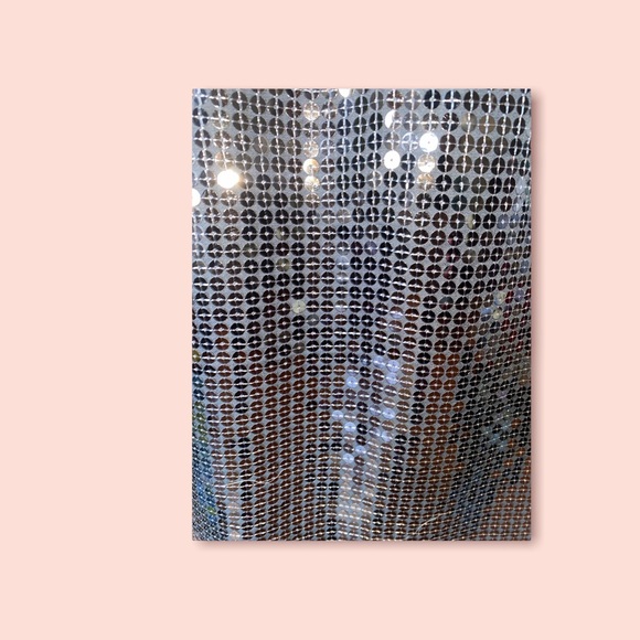 Ann Taylor Loft dress size 10 Black stretch sequins Cocktail Party dress - Picture 4 of 5